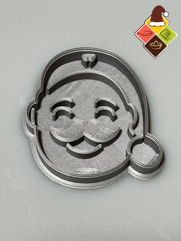 Nachhaltige Keks-Ausstechformen Winter Weihnachten Weihnachtsmann