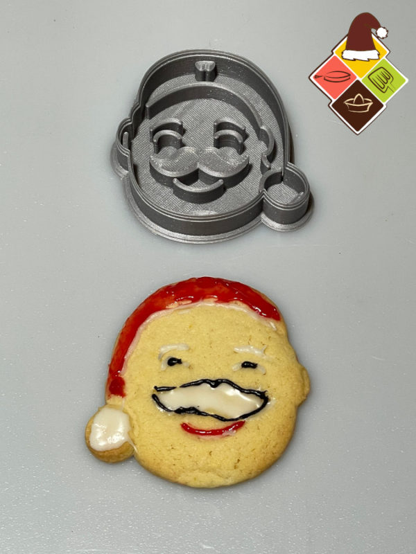 Nachhaltige Keks-Ausstechformen Winter Weihnachten Weihnachtsmann